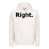 Pale Pink right Premium Hoodie - artisFamous