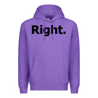 Purple right Premium Hoodie - artisFamous