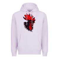 Lilac rooster Premium Hoodie - artisFamous