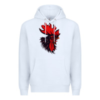 White rooster Premium Hoodie - artisFamous