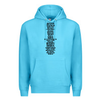 Ocean Blue phonetic alphabet Premium Hoodie - artisFamous