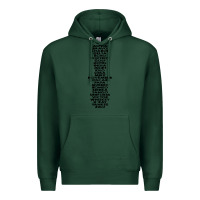 Sports Green phonetic alphabet Premium Hoodie - artisFamous