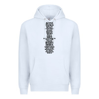 White phonetic alphabet Premium Hoodie - artisFamous