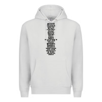 Dove Grey phonetic alphabet Premium Hoodie - artisFamous
