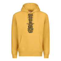 Mustard phonetic alphabet Premium Hoodie - artisFamous