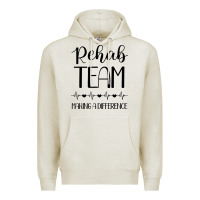 Oatmeal Heather physical therapy making a difference Premium Hoodie - artisFamous