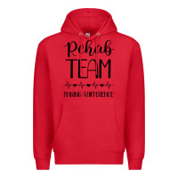 Red physical therapy making a difference Premium Hoodie - artisFamous