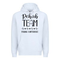 White physical therapy making a difference Premium Hoodie - artisFamous