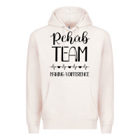 Pale Pink physical therapy making a difference Premium Hoodie - artisFamous