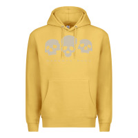 Antique Gold memento mori three skulls Premium Hoodie - artisFamous