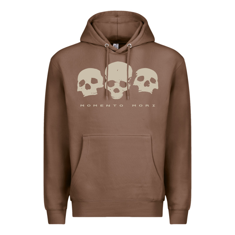 Memento Mori Three Skulls Premium Hoodie by artisFamous | Teevron