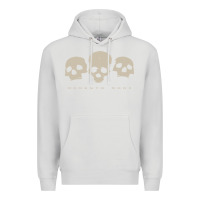 Dove Grey memento mori three skulls Premium Hoodie - artisFamous