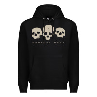 Black memento mori three skulls Premium Hoodie - artisFamous