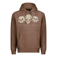 Chestnut memento mori three skulls Premium Hoodie - artisFamous