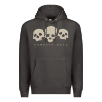 Smoke memento mori three skulls Premium Hoodie - artisFamous