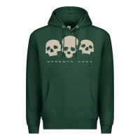 Sports Green memento mori three skulls Premium Hoodie - artisFamous