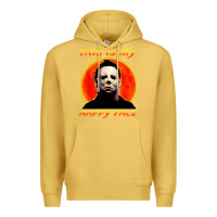 Antique Gold this is my happy face Premium Hoodie - artisFamous