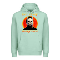 Seafoam this is my happy face Premium Hoodie - artisFamous