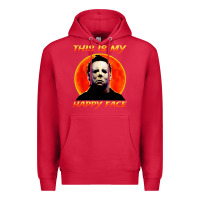 Cardinal this is my happy face Premium Hoodie - artisFamous