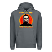 Rock this is my happy face Premium Hoodie - artisFamous