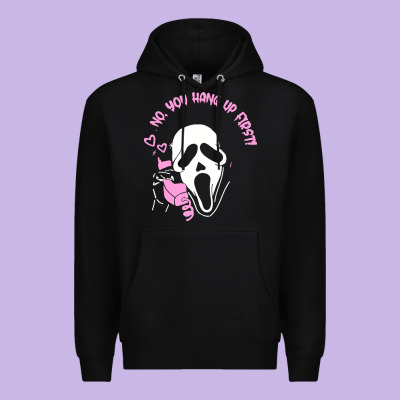 Scream Ghost Premium Hoodie Designed By Artisfamous