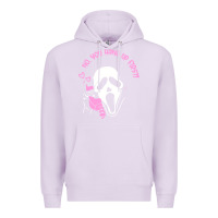 Lilac scream ghost Premium Hoodie - artisFamous