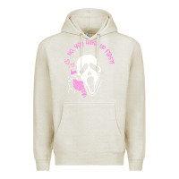 Oatmeal Heather scream ghost Premium Hoodie - artisFamous