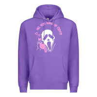 Purple scream ghost Premium Hoodie - artisFamous