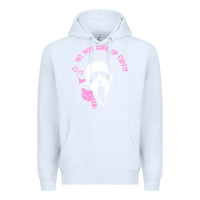 White scream ghost Premium Hoodie - artisFamous