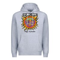 Heather Grey sunflower sublime 40oz to freedom Premium Hoodie - artisFamous