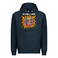 Navy sunflower sublime 40oz to freedom Premium Hoodie - artisFamous