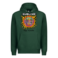 Sports Green sunflower sublime 40oz to freedom Premium Hoodie - artisFamous