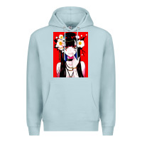 Blue Mist anime girl japanese Premium Hoodie - artisFamous