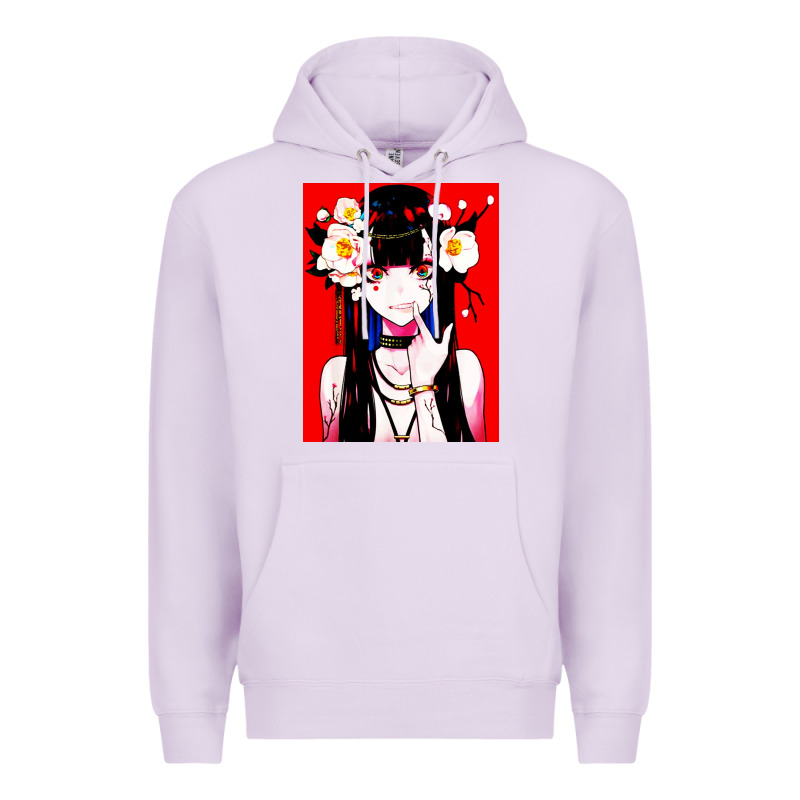 Anime Girl Japanese Premium Hoodie by artisFamous | Teevron