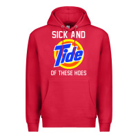 Cardinal sick and tide of these hoes Premium Hoodie - artisFamous