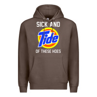 Coffee sick and tide of these hoes Premium Hoodie - artisFamous