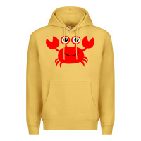 Antique Gold Red Crab Premium Hoodie - artisFamous