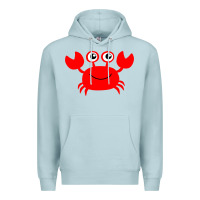 Blue Mist Red Crab Premium Hoodie - artisFamous
