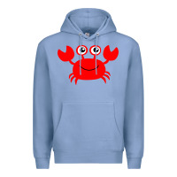 Colony Blue Red Crab Premium Hoodie - artisFamous