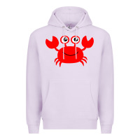Lilac Red Crab Premium Hoodie - artisFamous