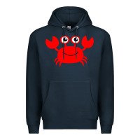 Navy Red Crab Premium Hoodie - artisFamous