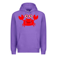 Purple Red Crab Premium Hoodie - artisFamous