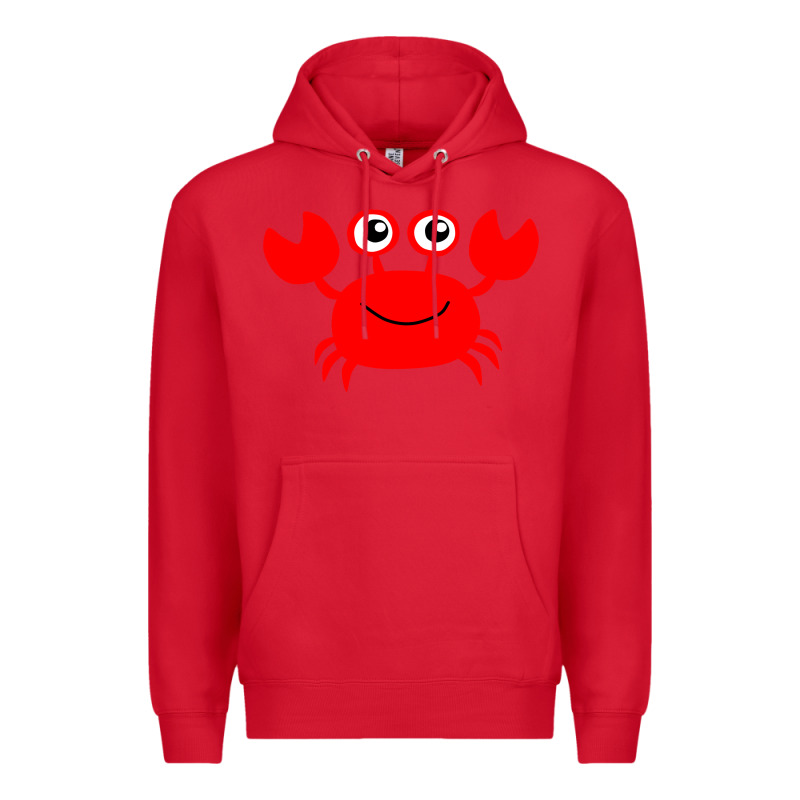Red Crab Premium Hoodie by artisFamous | Teevron