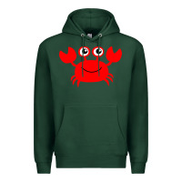 Sports Green Red Crab Premium Hoodie - artisFamous
