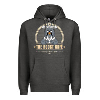 Charcoal Heather the roost animal cafe Premium Hoodie - artisFamous