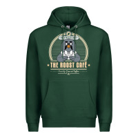 Sports Green the roost animal cafe Premium Hoodie - artisFamous