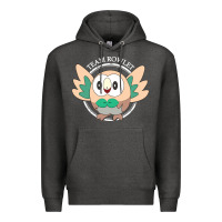 Charcoal Heather team rowlet classic Premium Hoodie - artisFamous