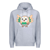 Heather Grey team rowlet classic Premium Hoodie - artisFamous