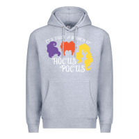 Heather Grey hocus pocus shirt Premium Hoodie - artisFamous
