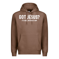 Chestnut Got Jesus It's Hell Without Him - Christian Premium Hoodie - artisFamous